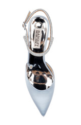 Azure Blue | Kamilah Pointed Toe Stiletto Top