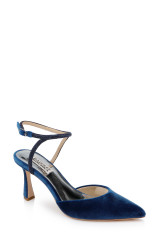Blue Velvet | Kamilah Pointed Toe Stiletto Front Side