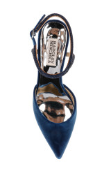Blue Velvet | Kamilah Pointed Toe Stiletto Top