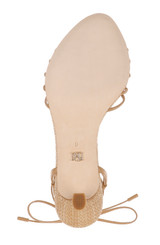 Reed Leather | Darlyn Ankle Tie Mid Heel Sandals Sole