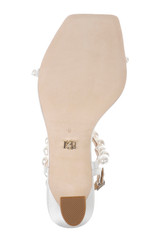 White | Demi Open Toe High Heel Sandals Sole