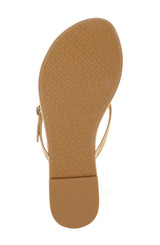 Gold Leather | Dynah Leather Thong Sandals Sole