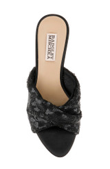 Black Sequins | Gailea Heeled Sequin Mules Top