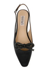 Black | Genesis Slingback Ballet Flats Top