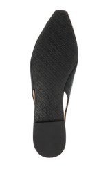 Black | Genesis Slingback Ballet Flats Sole