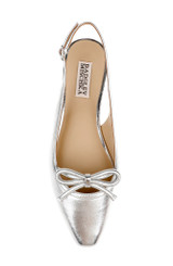 Silver | Genesis Slingback Ballet Flats Top