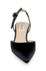 Black | Gentry Mid Heel Slingback Pumps Front