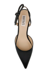 Black | Gentry Mid Heel Slingback Pumps Top