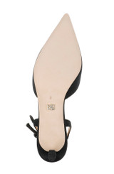 Black | Gentry Mid Heel Slingback Pumps Sole