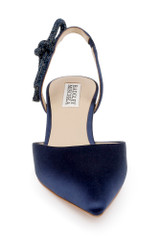 Midnight | Gentry Mid Heel Slingback Pumps Front
