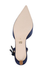 Midnight | Gentry Mid Heel Slingback Pumps Sole