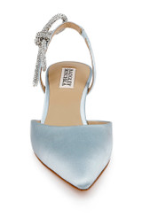 Moonstone Blue | Gentry Mid Heel Slingback Pumps Front