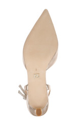 Champagne Leather | Gentry II Mid Slingback Pumps Sole