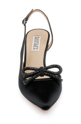 Black | Georgie Pointed Slingback Pumps Front