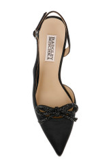 Black | Georgie Pointed Slingback Pumps Top