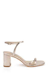 Gold Lizard | Giabella Open Toe Block Heels Side