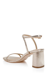 Gold Lizard | Giabella Open Toe Block Heels Back Side