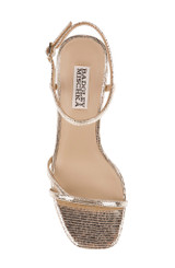 Gold Lizard | Giabella Open Toe Block Heels Top