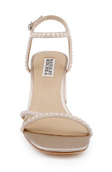 Soft Nude | Giabella Open Toe Block Heels Front