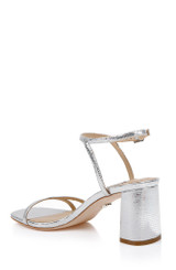 Silver Lizard | Giabella Open Toe Block Heels Back Side