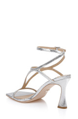 Silver Lizard | Gianni Strappy Square Toe Heels Back Side