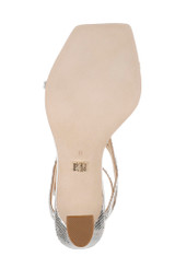 Silver Lizard | Gianni Strappy Square Toe Heels Sole