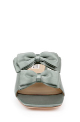 Sage | Giorgia Low Block Slide Sandals Front