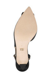 Black | Graciella High Heel Slingback Pumps Sole
