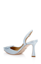Moonstone Blue | Graciella High Heel Slingback Pumps Back Side