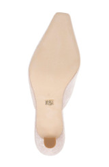 Dusty Pink | Graylynn Mid Heel Square Toe Mules Sole