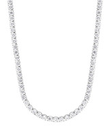 White Gold | 28 1/2CTTW Diamond Tennis Necklace Front