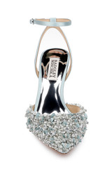 Mist Blue | Nicolitie Crystal & Pearl Covered Stiletto
