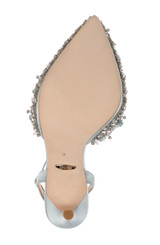 Mist Blue | Nicolitie Crystal & Pearl Covered Stiletto