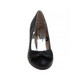 Black | Girls' Sparkle Studded Bow Dress Shoes