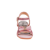 Pink | Girls’ Open-Toe Glitter & Bow Sandals