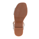 Silver | Girls’ Open-Toe Glitter & Bow Sandals