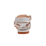 White | Girls’ Open-Toe Glitter & Bow Sandals