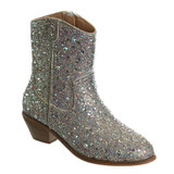 Silver | Girls’ Sparkly Cowgirl Boots