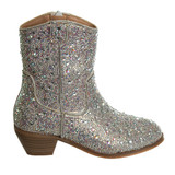 Silver | Girls’ Sparkly Cowgirl Boots
