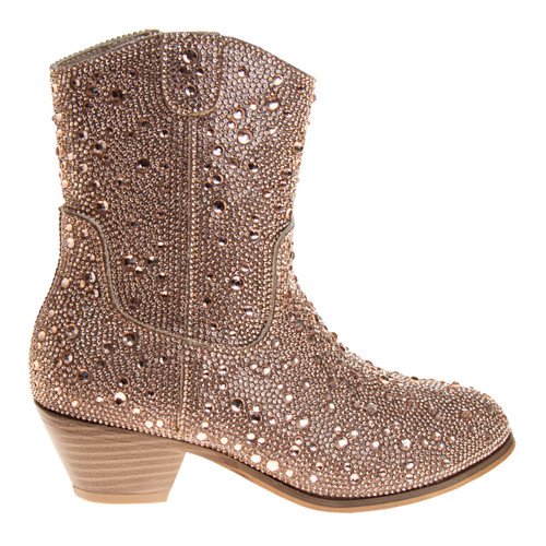 Rosegold | Girls’ Sparkly Cowgirl Boots