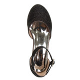 Black Glitter | Girls’ Glittery Low-Heeled Dress Shoes