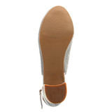 Silver | Girls' Slingback Pump Dress Heels Sole