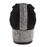 Black | Girls' Low Heeled Dress Pumps Back