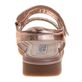 Rose Gold | Girls' Lug Sole Platform Sandals Back