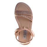 Rose Gold | Girls' Lug Sole Platform Sandals Top