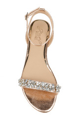 Rose Gold | Ohara Minimalist Crystal Adorned Flats