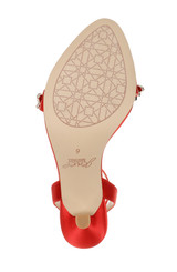 Scarlet Red | Ojai Crystal Adorned Sculpted Stilettos