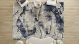Downpour Blue Downpour Blue Statement Rug Render 6