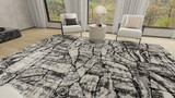 Black Ink Black Ink Contenporary Rug Render 5