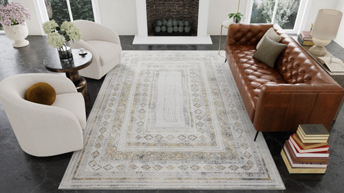 Solaria Gold Solaria Gold Oasis Luxury Rug Render 2